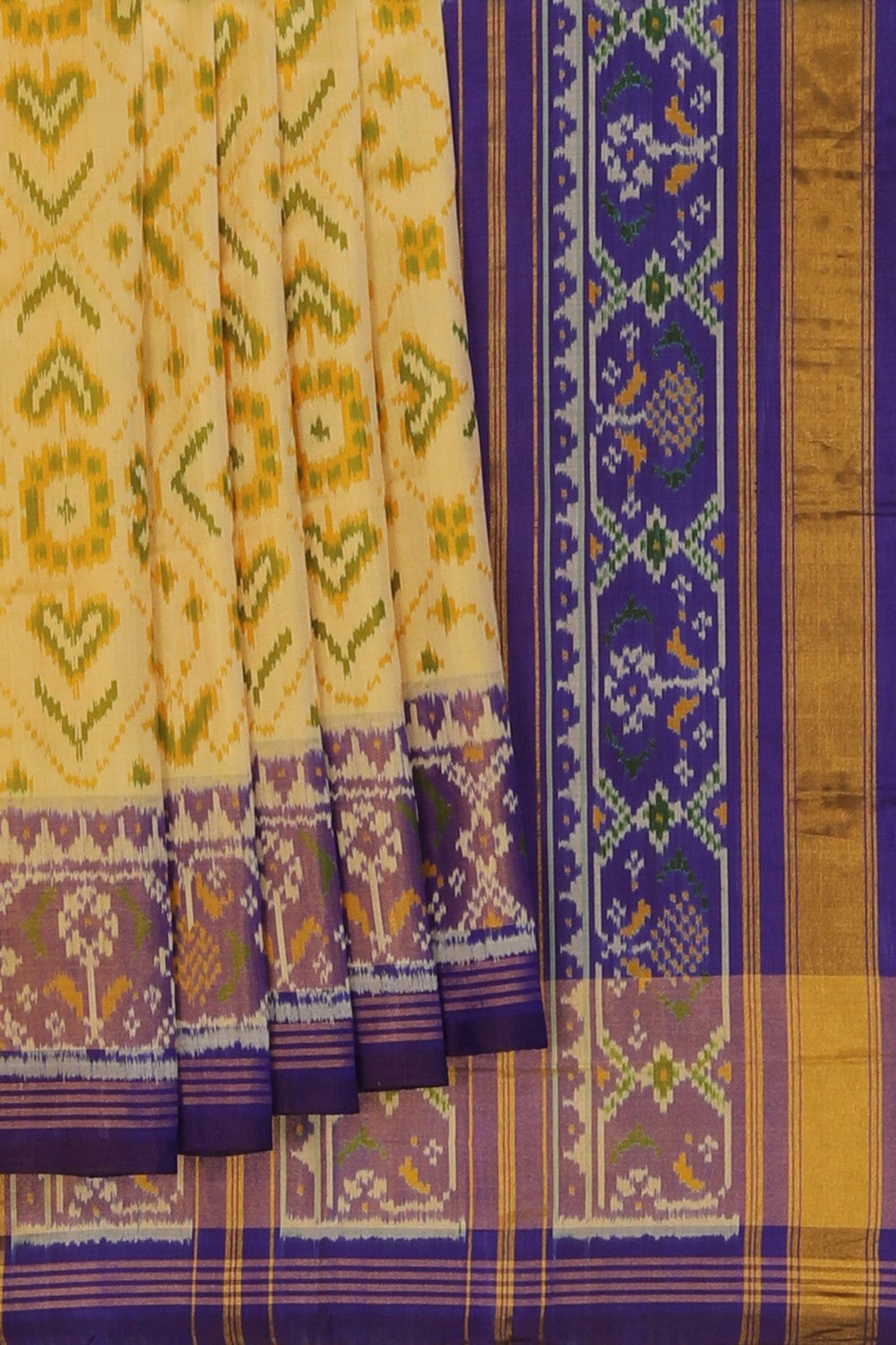 Image of Rajkot Silk Cream Saree